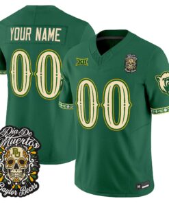Baylor Bears Día de los Muertos Vapor Limited Custom Jersey - All Stitched