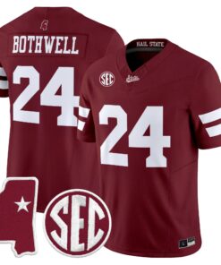 Fluff Bothwell Jersey #24 Mississippi State Bulldogs 2026 Vapor Limited All Stitched