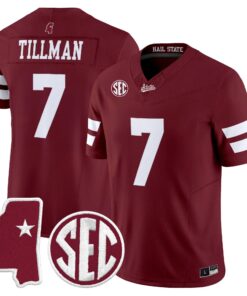 Zakari Tillman Jersey #7 Mississippi State Bulldogs 2026 Vapor Limited All Stitched