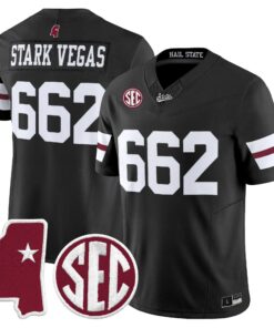 Stark Vegas Jersey #662 Mississippi State Bulldogs 2026 Vapor Limited All Stitched