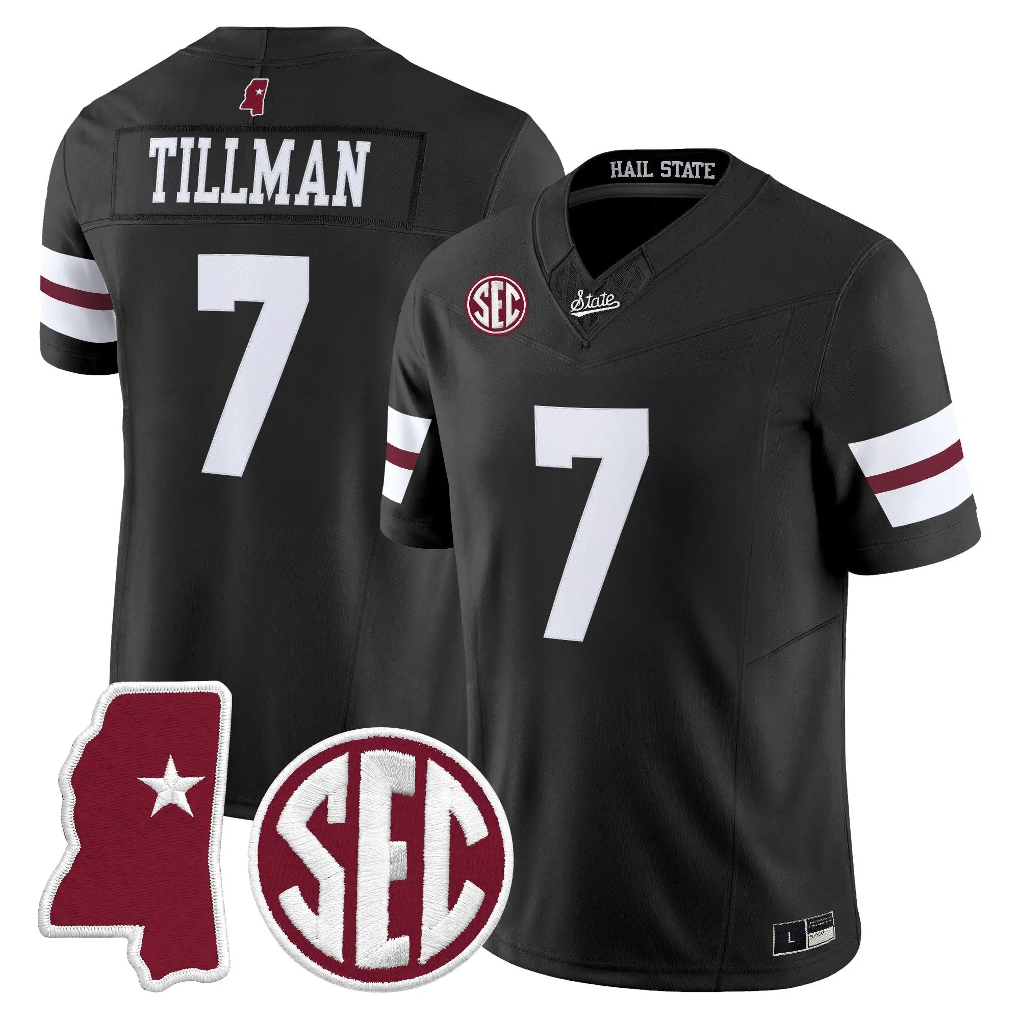 zakari-tillman-jersey-7-mississippi-state-bulldogs-2026-vapor-limited-all-stitched-02 - Top Design Fan Zakari Tillman Jersey #7 Mississippi State Bulldogs 2026 Vapor Limited All Stitched