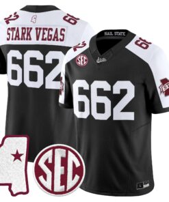 Stark Vegas Jersey #662 Mississippi State Bulldogs 2026 Vapor Limited All Stitched