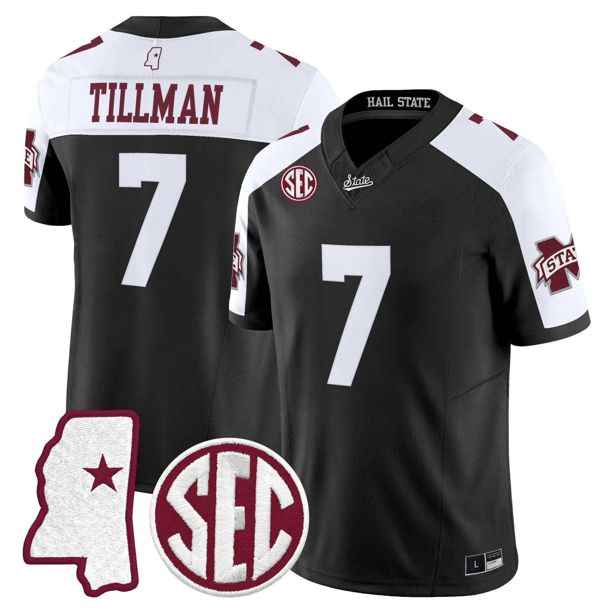 zakari-tillman-jersey-7-mississippi-state-bulldogs-2026-vapor-limited-all-stitched-04 - Top Design Fan Zakari Tillman Jersey #7 Mississippi State Bulldogs 2026 Vapor Limited All Stitched