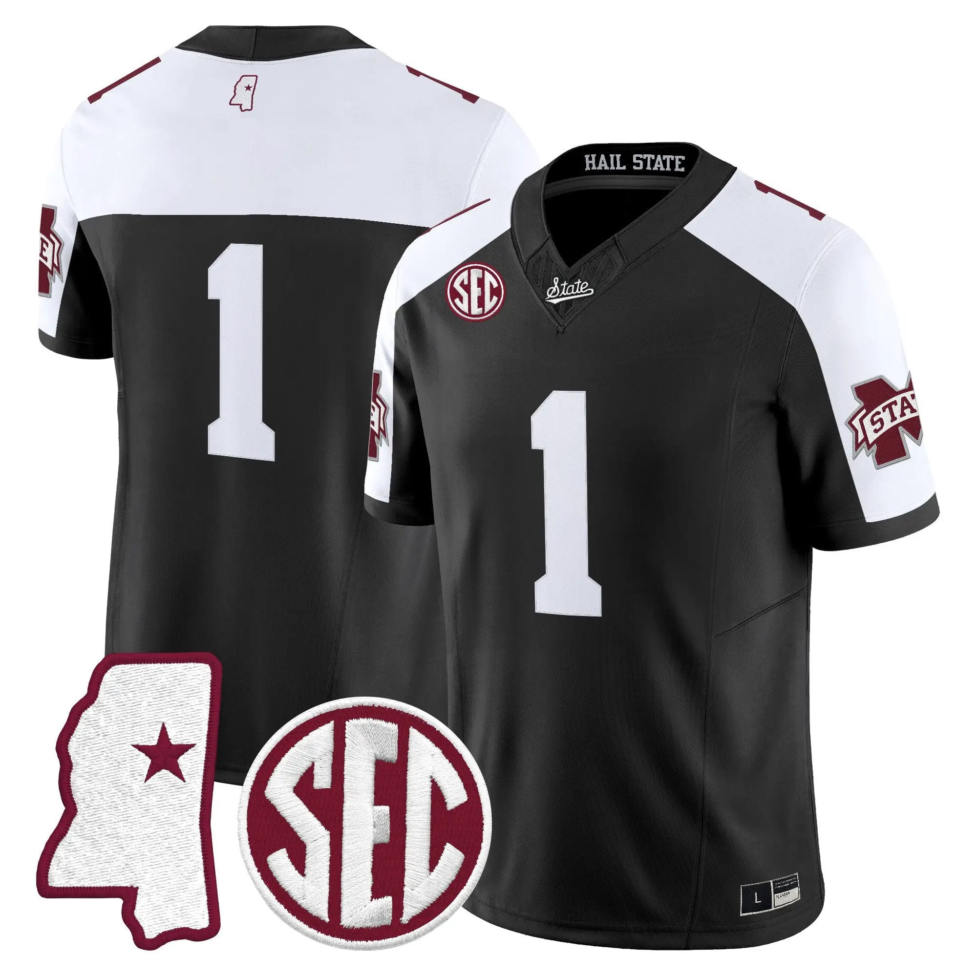 team-jersey-1-mississippi-state-bulldogs-2026-vapor-limited-all-stitched-04 - Top Design Fan Team Jersey #1 Mississippi State Bulldogs 2026 Vapor Limited All Stitched