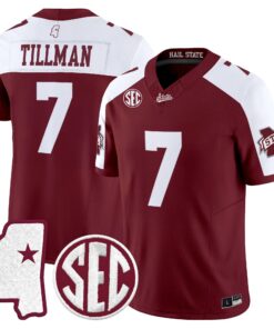 zakari-tillman-jersey-7-mississippi-state-bulldogs-2026-vapor-limited-all-stitched-05 - Top Design Fan Zakari Tillman Jersey #7 Mississippi State Bulldogs 2026 Vapor Limited All Stitched