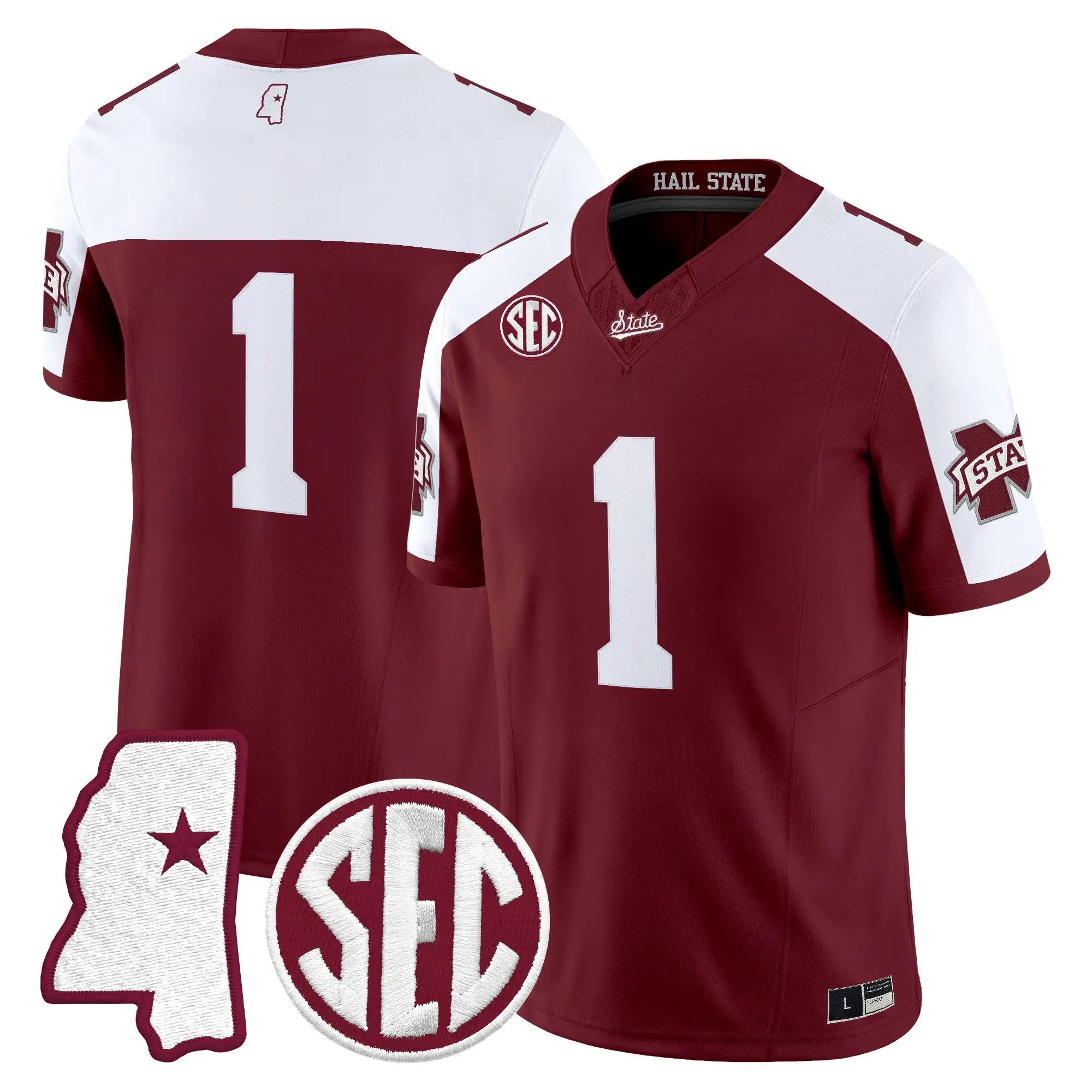 team-jersey-1-mississippi-state-bulldogs-2026-vapor-limited-all-stitched-05 - Top Design Fan Team Jersey #1 Mississippi State Bulldogs 2026 Vapor Limited All Stitched