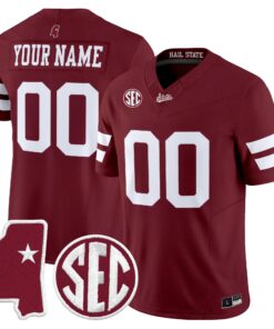 Mississippi State Bulldogs 2026 Vapor Limited Custom Jersey - All Stitched