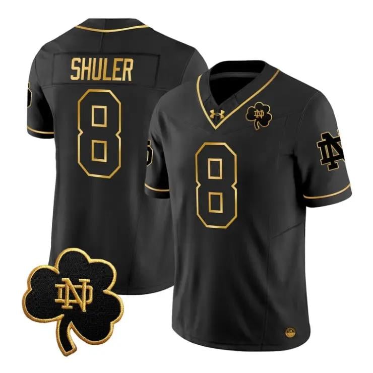 Adon Shuler Jersey #8 Notre Dame Fighting Irish 2026 All Stitched by My Store NCAA Football Jerseys