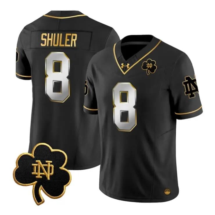 Adon Shuler Jersey #8 Notre Dame Fighting Irish 2026 All Stitched by My Store NCAA Football Jerseys