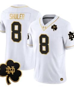Adon Shuler Jersey #8 Notre Dame Fighting Irish 2026 All Stitched by My Store NCAA Football Jerseys
