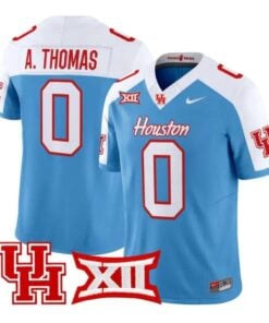 Amare Thomas Jersey #0 Houston Cougars 2026 Football Limited Stitched by My Store NCAA Football Jerseys