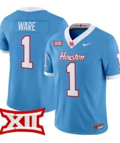 Andre Ware Jersey #1 Houston Cougars 2026 Football Limited Stitched by My Store NCAA Football Jerseys