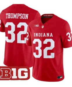 Anthony Thompson Jersey #32 Indiana Hoosiers 2026 Limited Stitched by My Store NCAA Football Jerseys