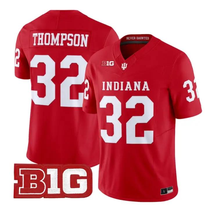 Anthony Thompson Jersey #32 Indiana Hoosiers 2026 Limited Stitched by My Store NCAA Football Jerseys