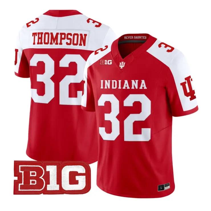 Anthony Thompson Jersey #32 Indiana Hoosiers 2026 Limited Stitched by My Store NCAA Football Jerseys