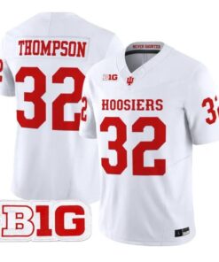 Anthony Thompson Jersey #32 Indiana Hoosiers 2026 Limited Stitched by My Store NCAA Football Jerseys