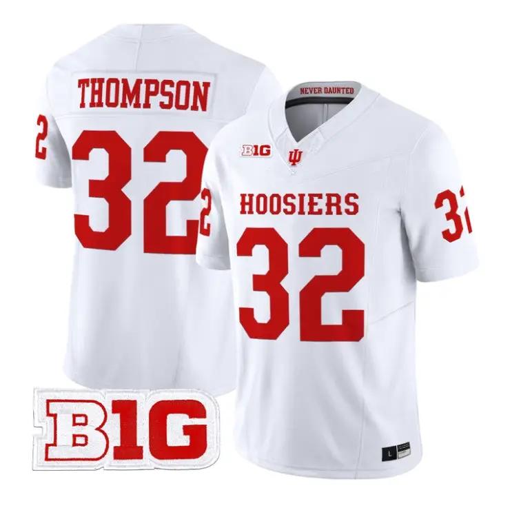 Anthony Thompson Jersey #32 Indiana Hoosiers 2026 Limited Stitched by My Store NCAA Football Jerseys