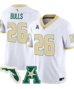 Bulls Jersey #26 South Florida Bulls 2026 The Gold Standard Limited All Stitched by My Store NCAA Football Jerseys
