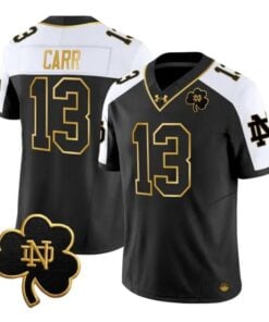 CJ Carr Jersey #13 Notre Dame Fighting Irish 2026 Vapor Stitched by My Store NCAA Football Jerseys