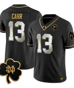 CJ Carr Jersey #13 Notre Dame Fighting Irish 2026 Vapor Stitched by My Store NCAA Football Jerseys