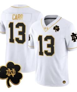 CJ Carr Jersey #13 Notre Dame Fighting Irish 2026 Vapor Stitched by My Store NCAA Football Jerseys