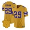 Caden Durham Jersey #29 LSU Tigers 2026 Gridiron Gold Throwback Vapor Stitched - Top Design Fan Caden Durham Jersey #29 LSU Tigers 2026 Gridiron Gold Throwback Vapor Stitched