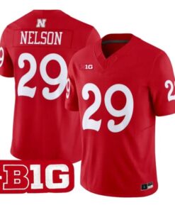 Carter Nelson Jersey #29 Nebraska Cornhuskers 1962 Throwback 2026 Vapor Stitched