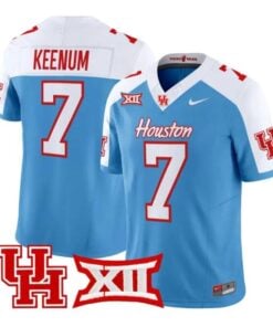 Case Keenum Jersey #7 Houston Cougars 2026 Football Limited Stitched by My Store NCAA Football Jerseys