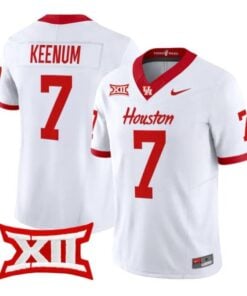 Case Keenum Jersey #7 Houston Cougars 2026 Football Limited Stitched by My Store NCAA Football Jerseys
