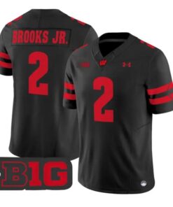 Chris Brooks Jr Jersey #2 Wisconsin Badgers 2026 Vapor All Stitched by My Store NCAA Football Jerseys