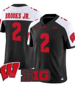 Chris Brooks Jr Jersey #2 Wisconsin Badgers 2026 Vapor All Stitched by My Store NCAA Football Jerseys
