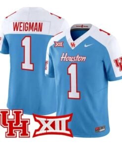 Conner Weigman Jersey #1 Houston Cougars 2026 Vapor Limited Stitched by My Store NCAA Football Jerseys