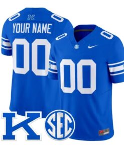 Custom Kentucky Wildcats Jersey 2026 Power K Patch Football Limited Stitched