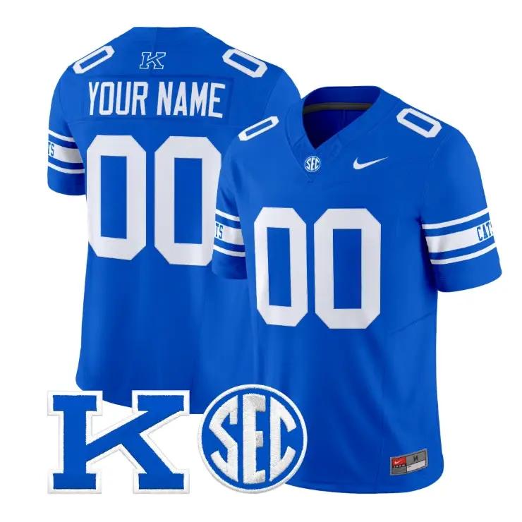 Custom Kentucky Wildcats Jersey 2026 Power K Patch Football Limited Stitched - Top Design Fan Custom Kentucky Wildcats Jersey 2026 Power K Patch Football Limited Stitched
