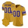 Custom LSU Tigers Jersey 2026 Gridiron Gold Throwback Vapor Limited All Stitched - Top Design Fan Custom LSU Tigers Jersey 2026 Gridiron Gold Throwback Vapor Limited All Stitched