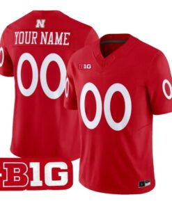 Custom Nebraska Cornhuskers Jersey 1962 Throwback Football 2026 Vapor Stitched