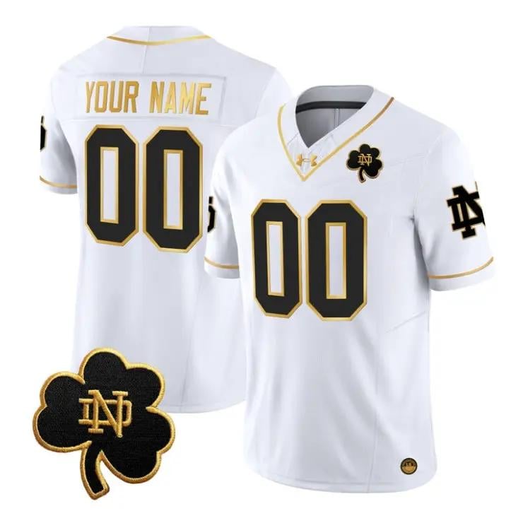 Custom Notre Dame Fighting Irish Jersey 2026 Limited All Stitched by My Store NCAA Football Jerseys