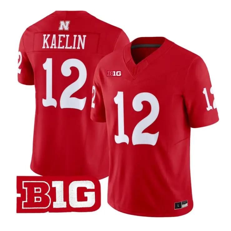 Daniel Kaelin Jersey #12 Nebraska Cornhuskers 1962 Throwback 2026 Vapor Stitched - Top Design Fan Daniel Kaelin Jersey #12 Nebraska Cornhuskers 1962 Throwback 2026 Vapor Stitched