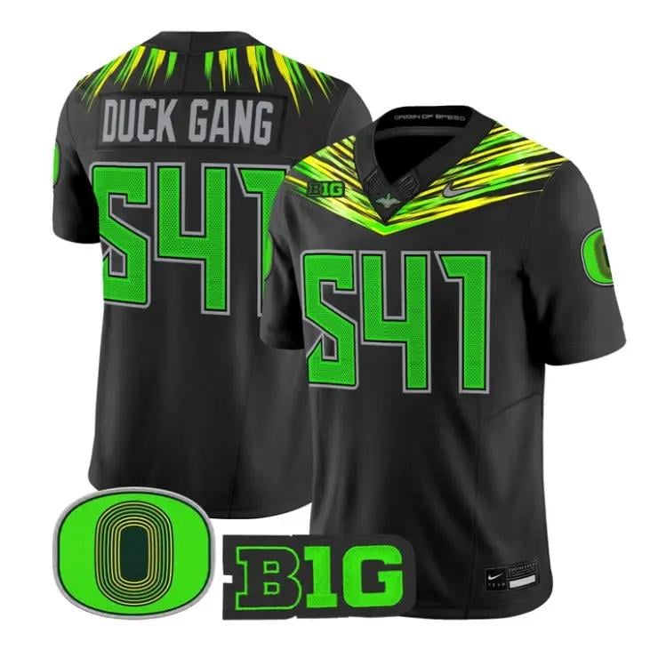 Duck Gang Jersey #541 Oregon Ducks 2026 Origin of Speed Vapor Limited Stitched by My Store NCAA Football Jerseys