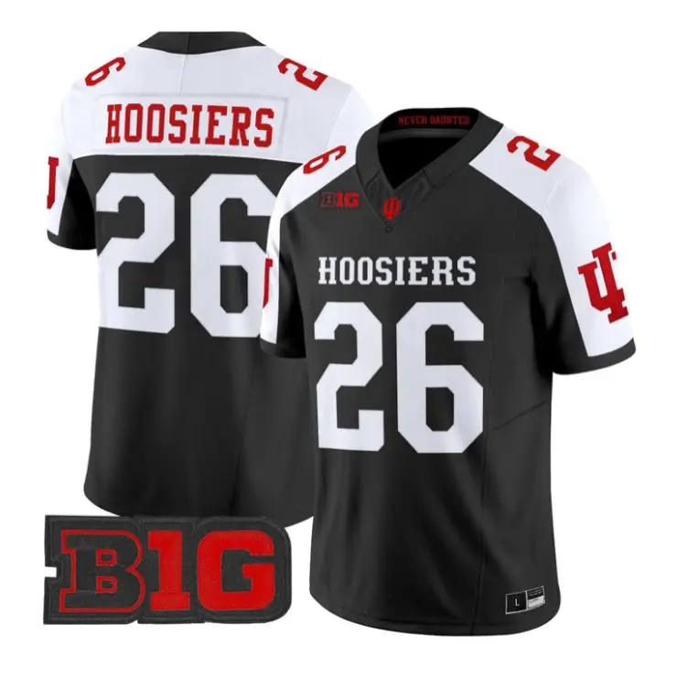 Hoosiers Jersey #26 Indiana Hoosiers 2026 Football Vapor Stitched by My Store NCAA Football Jerseys