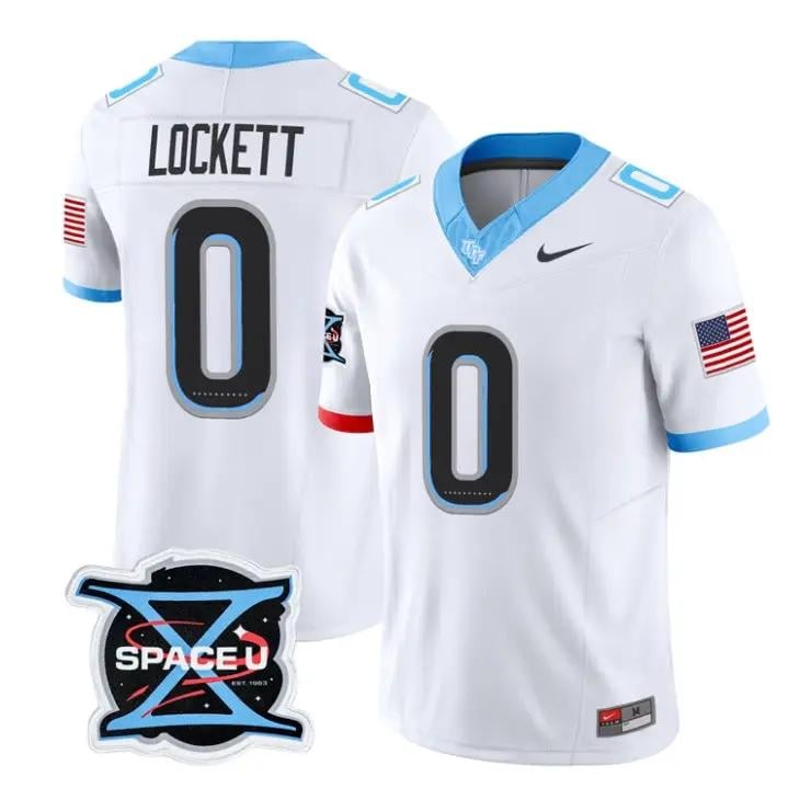 Horace Lockett Jersey #0 UCF Knights 2026 Mission X Vapor Limited All Stitched by My Store NCAA Football Jerseys