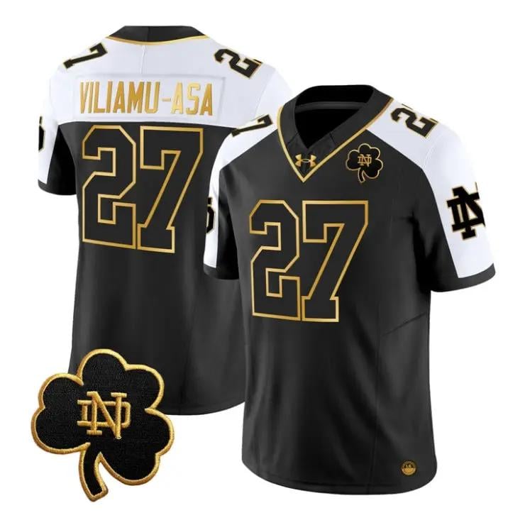 Kyngstonn Viliamu-Asa Jersey #27 Notre Dame Fighting Irish 2026 by My Store NCAA Football Jerseys