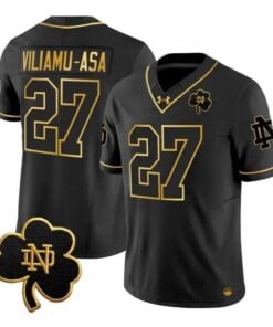 Kyngstonn Viliamu-Asa Jersey #27 Notre Dame Fighting Irish 2026 by My Store NCAA Football Jerseys