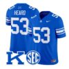 Lance Heard Jersey #53 Kentucky Wildcats Power K Patch Vapor Limited Stitched - Top Design Fan Lance Heard Jersey #53 Kentucky Wildcats Power K Patch Vapor Limited Stitched