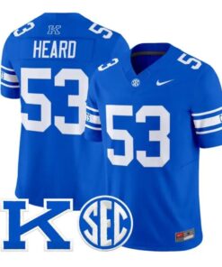 Lance Heard Jersey #53 Kentucky Wildcats Power K Patch Vapor Limited Stitched