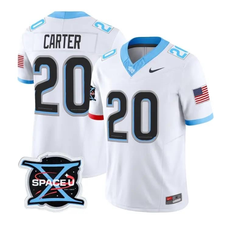 Lewis Carter Jersey #20 UCF Knights 2026 Mission X Vapor Limited All Stitched by My Store NCAA Football Jerseys