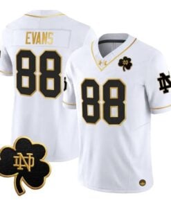 Mitchell Evans Jersey #88 Notre Dame Fighting Irish 2026 Stitched by My Store NCAA Football Jerseys
