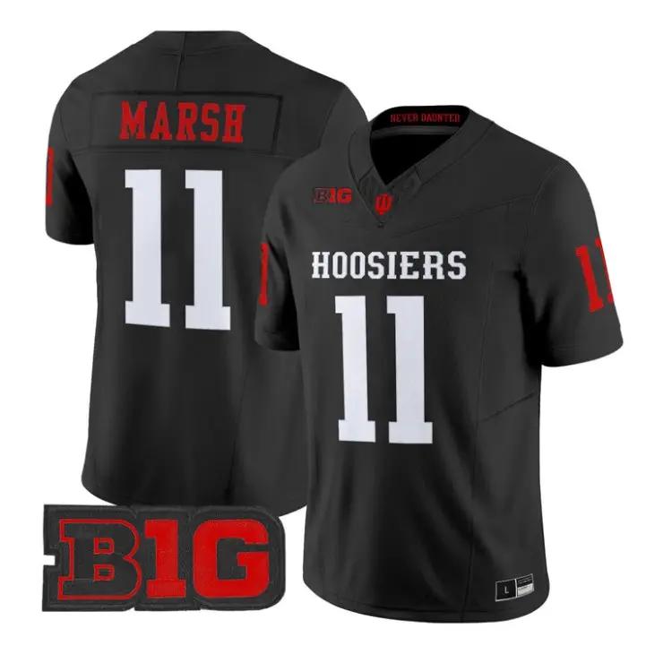 Nick Marsh Jersey #11 Indiana Hoosiers 2026 Football All Stitched by My Store NCAA Football Jerseys