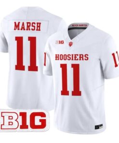 Nick Marsh Jersey #11 Indiana Hoosiers 2026 Football All Stitched by My Store NCAA Football Jerseys