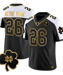 Notre Dame Jersey #26 Notre Dame Fighting Irish 2026 All Stitched by My Store NCAA Football Jerseys